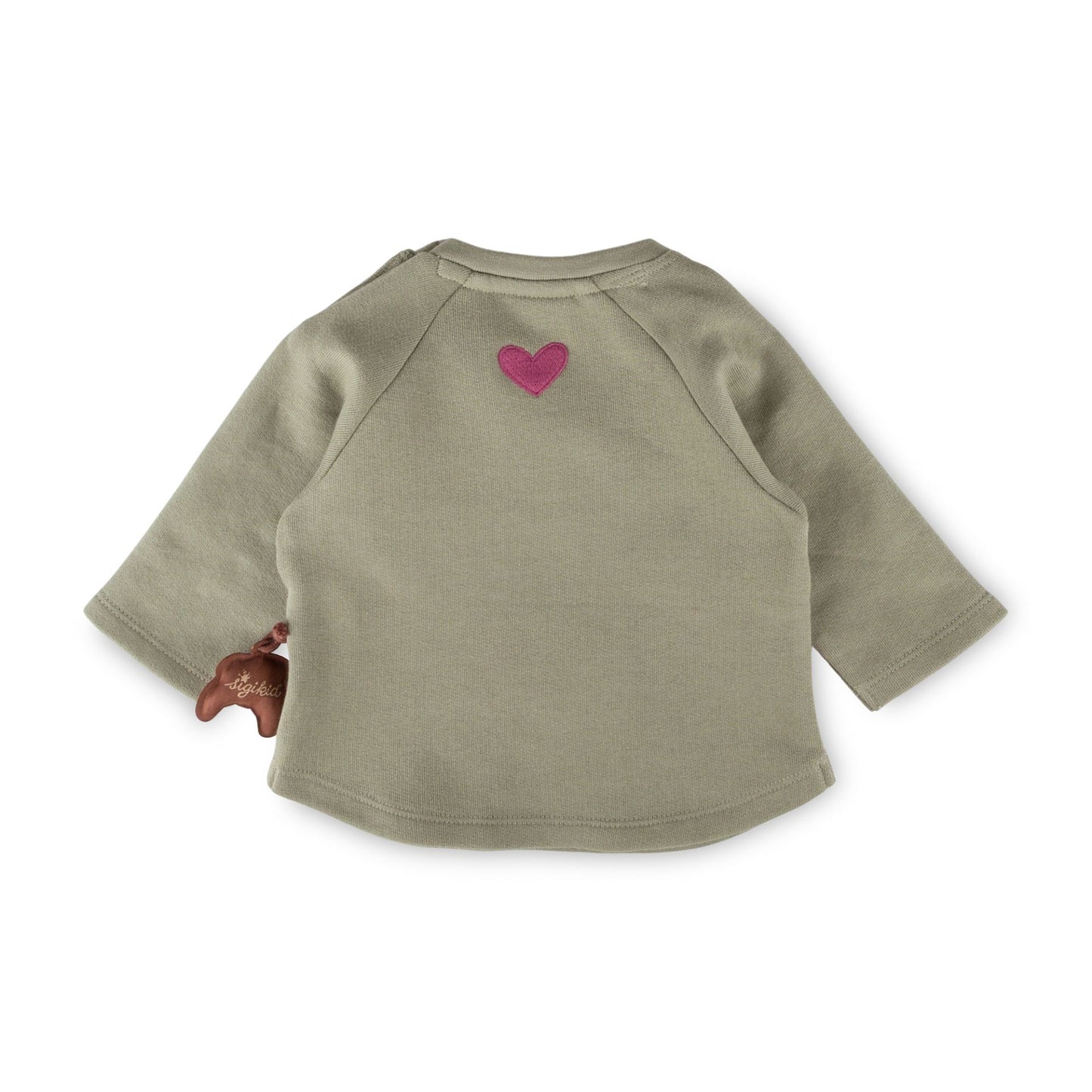 Sigikid Baby Sweatshirt Grün Petit Croissant