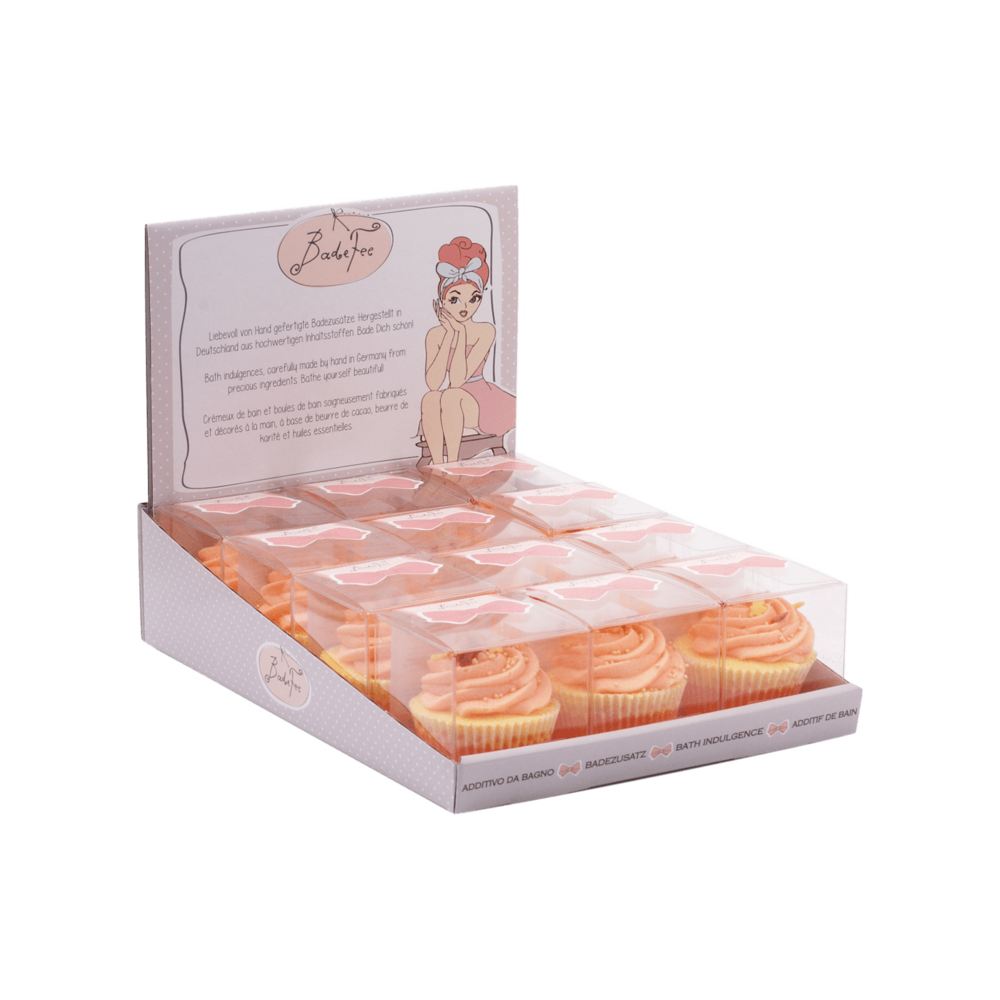 BadeFee Badecupcake Little Love – Badezusatz mit Kokos- & Mandelöl