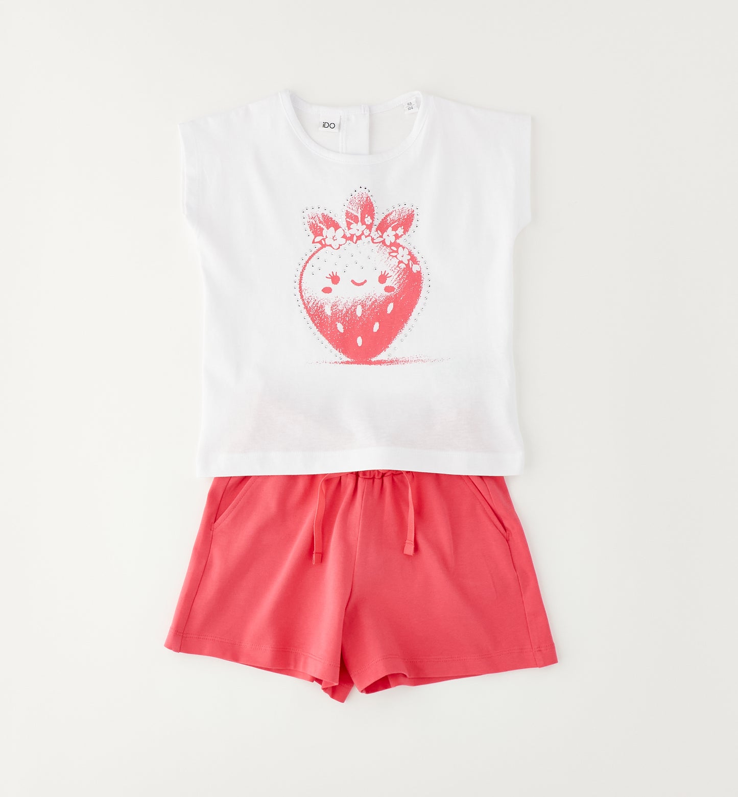 iDO Set Mädchen Optical White Mokkini
