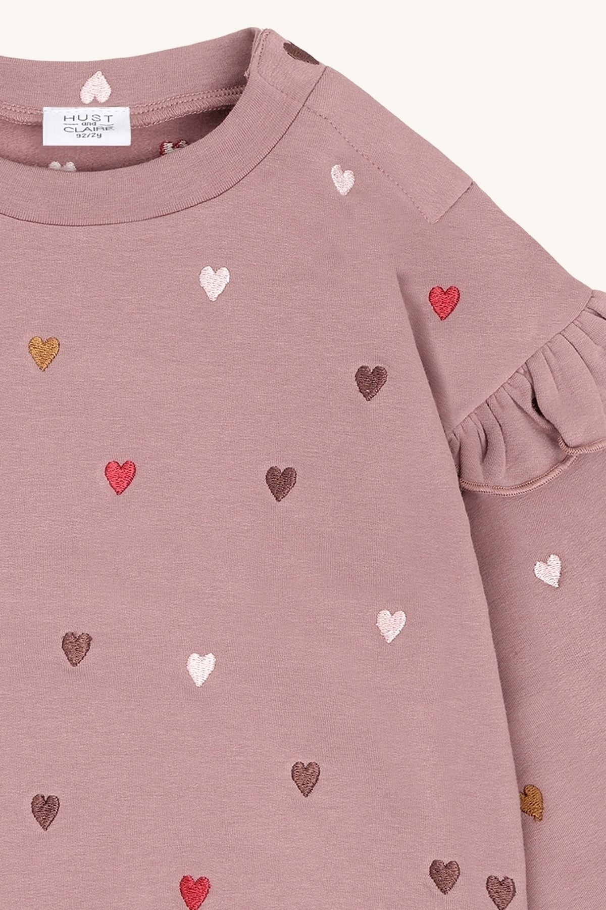 Hust & Claire Maedchen Shirt HCSicillia Heartbeat - Heather - Extra 2 (3)