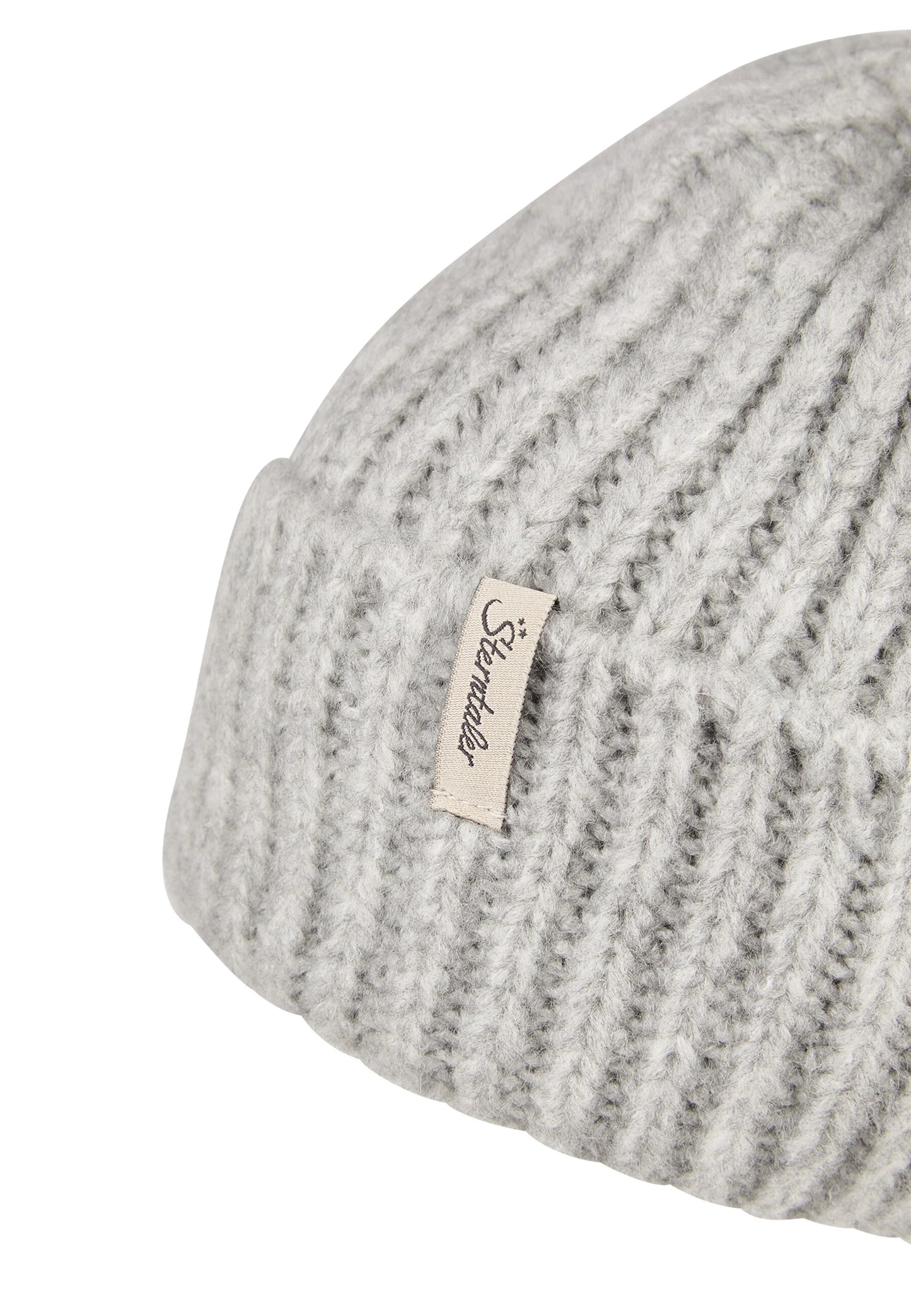 Sterntaler Kinder Strickmütze Soft Touch Silber meliert