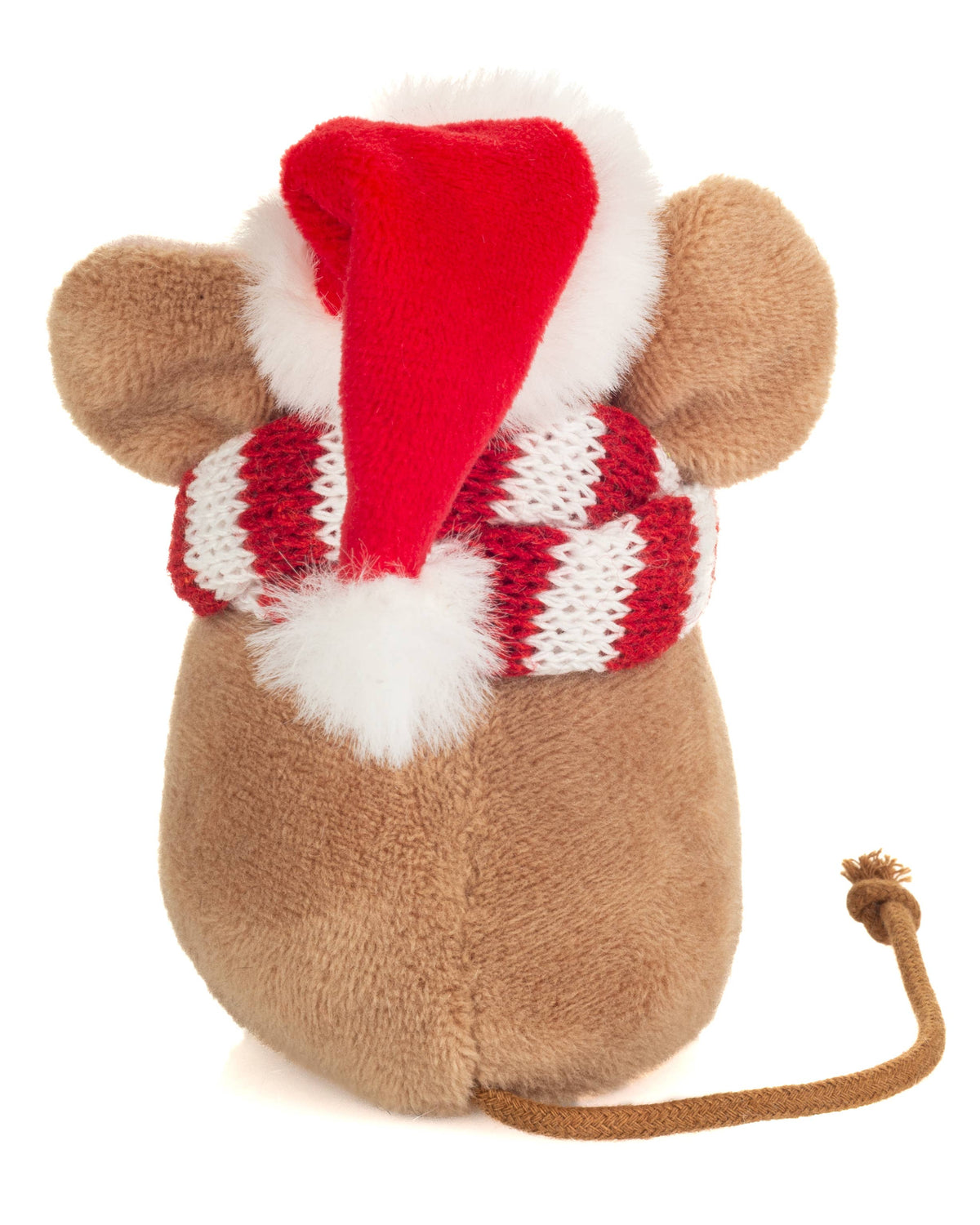 Weihnachtsmaus mit Schal 11 cm - Plüschtier - Stofftier