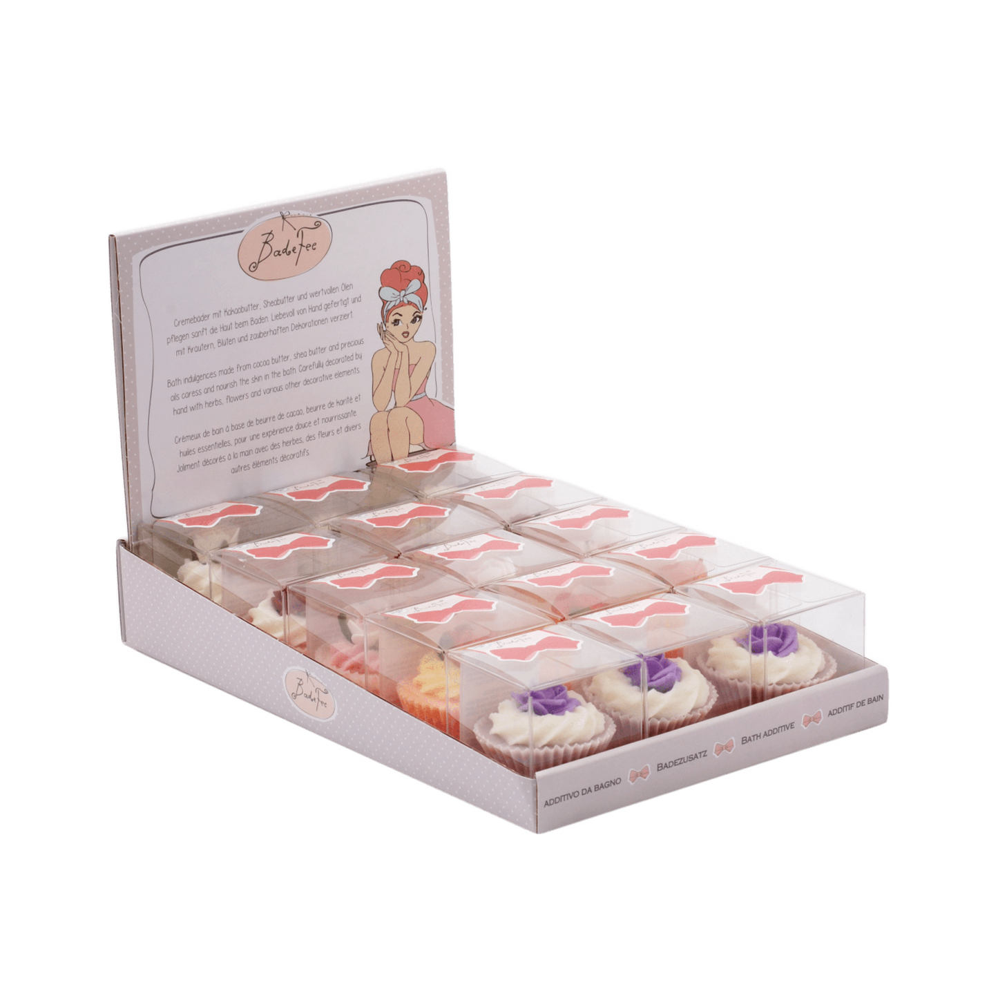 BadeFee Badepraline Candy Crush – Badezusatz Granatapfel & Limette