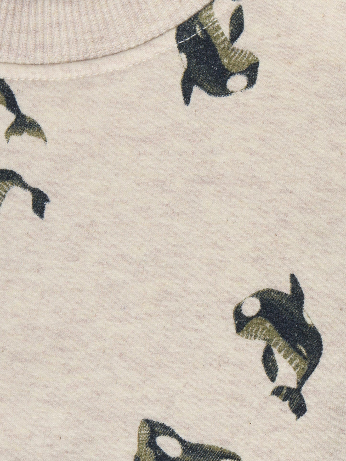 Noppies Mädchen Sweatshirt Sand Melange mit Pferdeprint