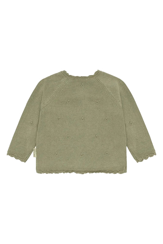 Hust & Claire Strickjacke Mädchen Grün Mokkini