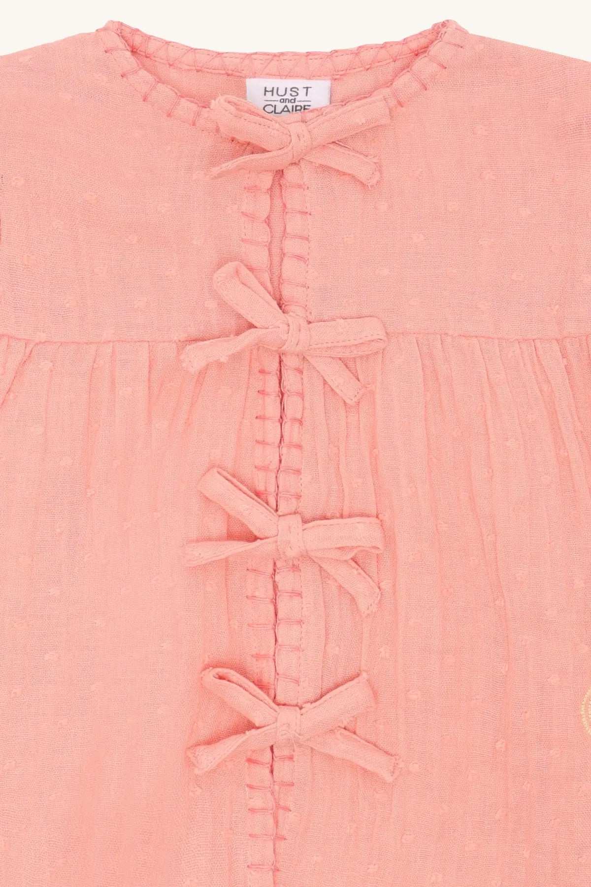 Hust & Claire HCRoselyn Dobby Shell Mokkini Kindermode Shirt