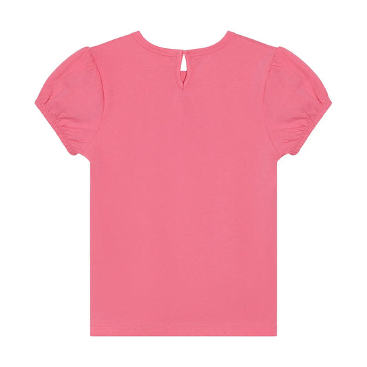Minymo Mädchen T-shirt Kurzarm Rosa Mokkini Kindermode T-shirt SS