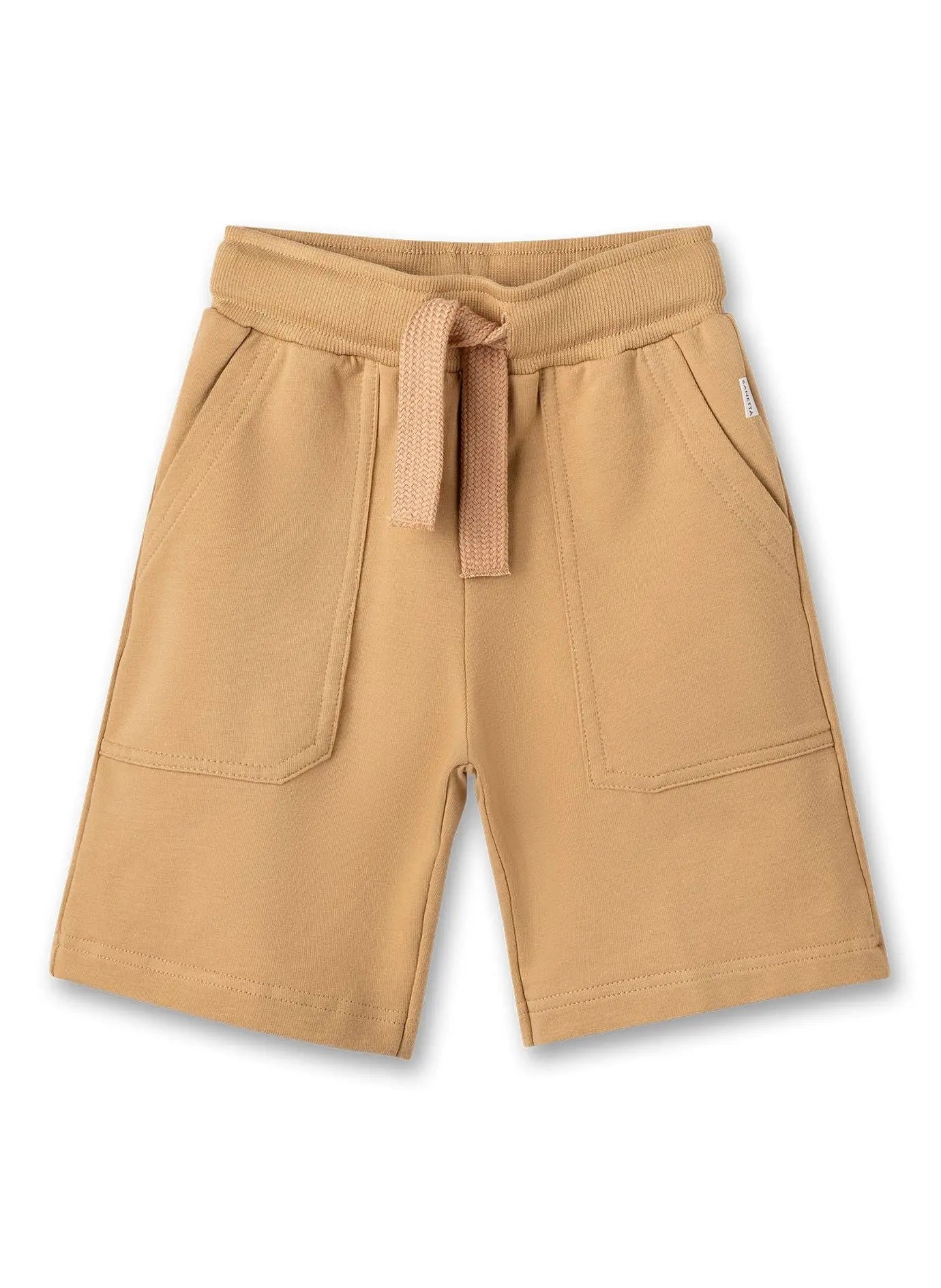 Sanetta Shorts mit Bindebund und Seitentaschen-Mokkini Kindermode