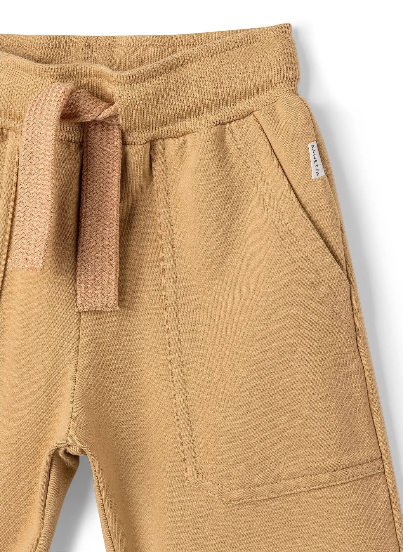 Sanetta Shorts mit Bindebund und Seitentaschen-Mokkini Kindermode