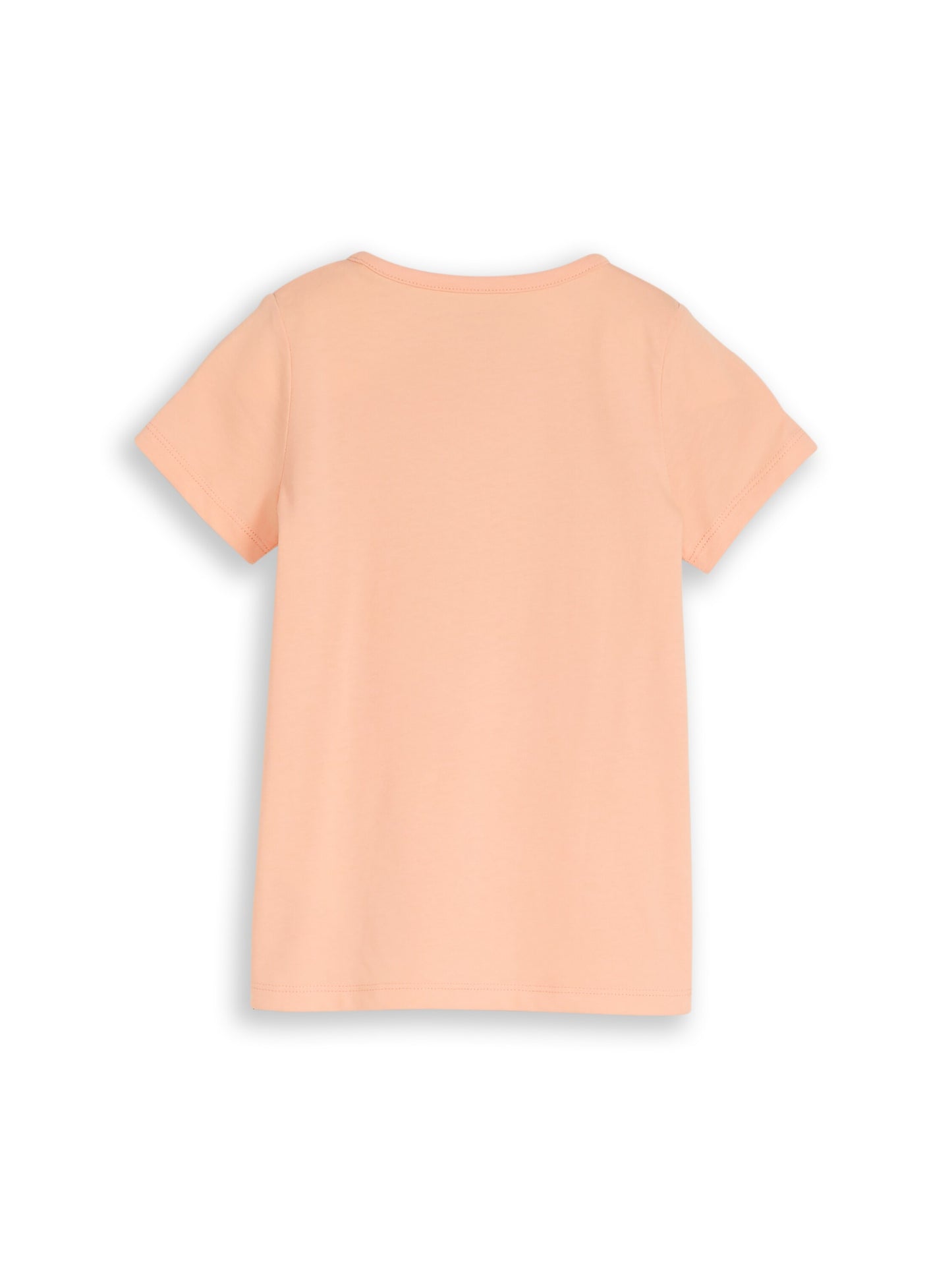 Tom Tailor Mädchen T-Shirt Apricot mit Schriftzug Fresh Sweet & Fun
