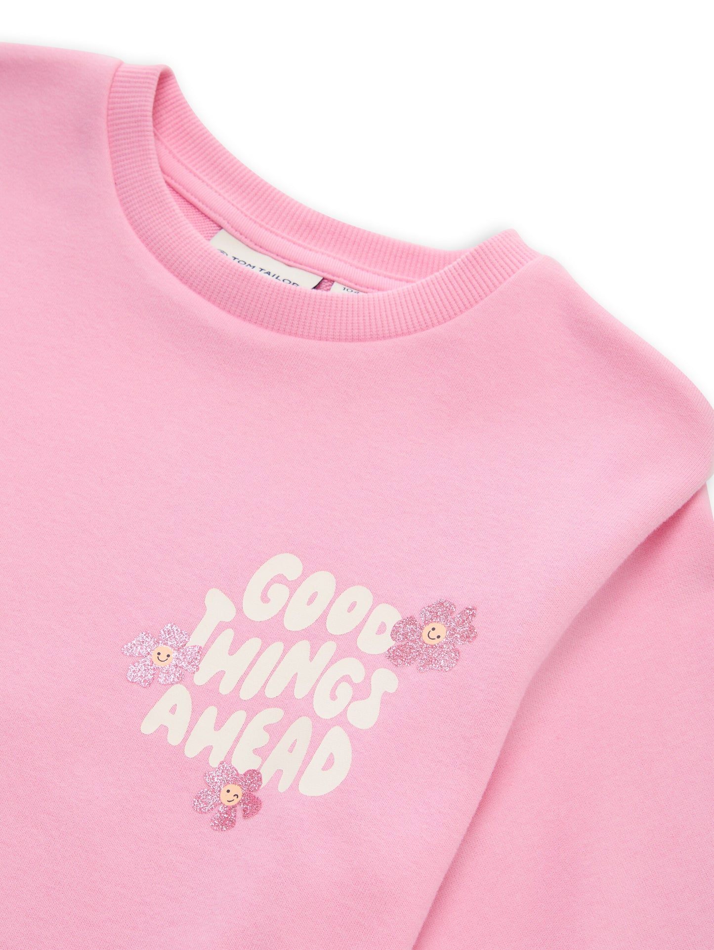 Tom Tailor Kids oversized printed sweatshirt - 35280 lovely pink (3)