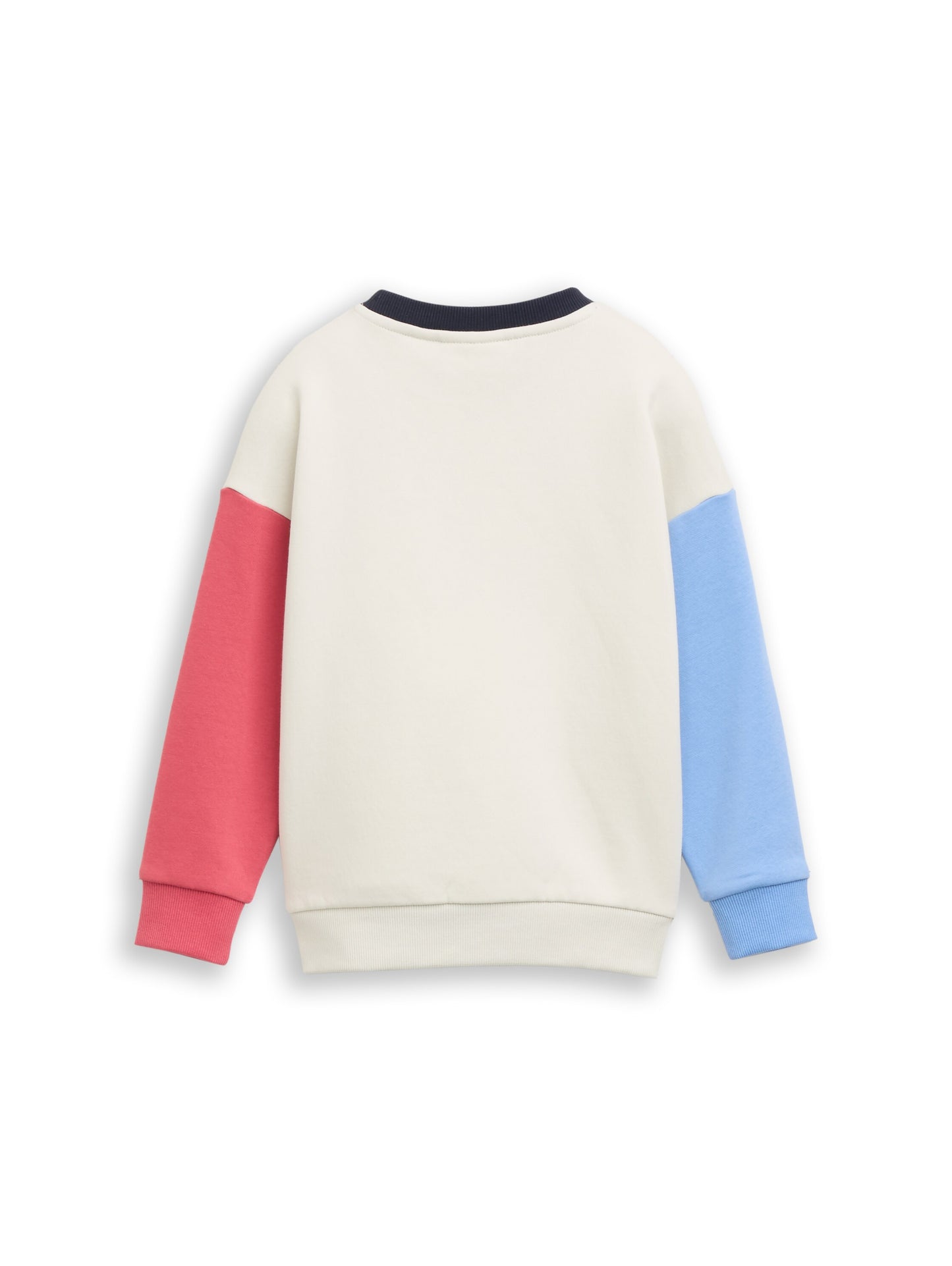 Tom Tailor Kids Colourblock Sweatshirt Creme mit Rot & Hellblau