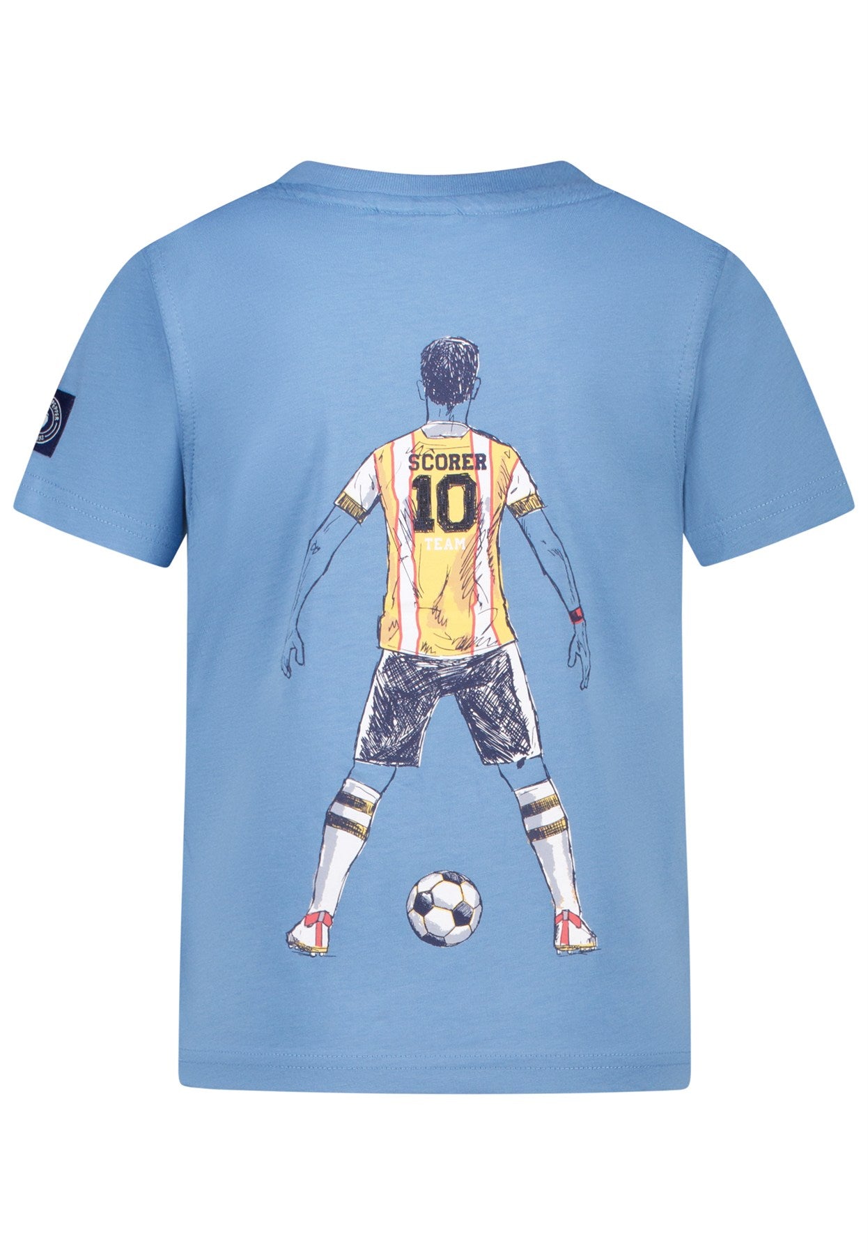 Salt & Pepper Jungen T-Shirt Fußball Torwart Blau