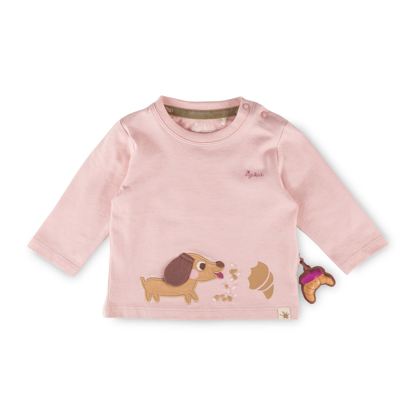 Sigikid Baby Langarmshirt Rosa mit Dackel