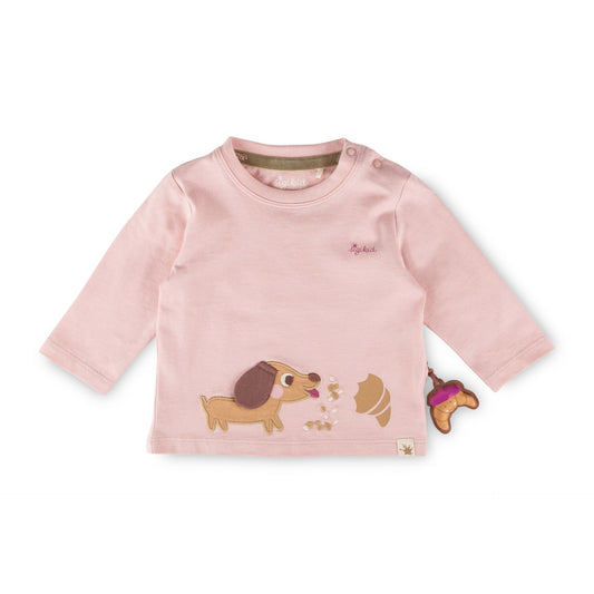 Sigikid Baby Langarmshirt Rosa mit Dackel