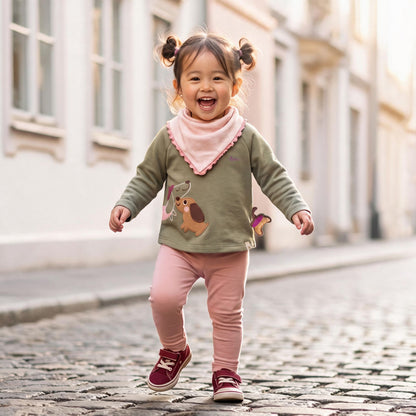 Sigikid Baby Rippstrick-Leggings Rosa