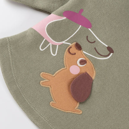 Sigikid Baby Sweatshirt Grün Petit Croissant