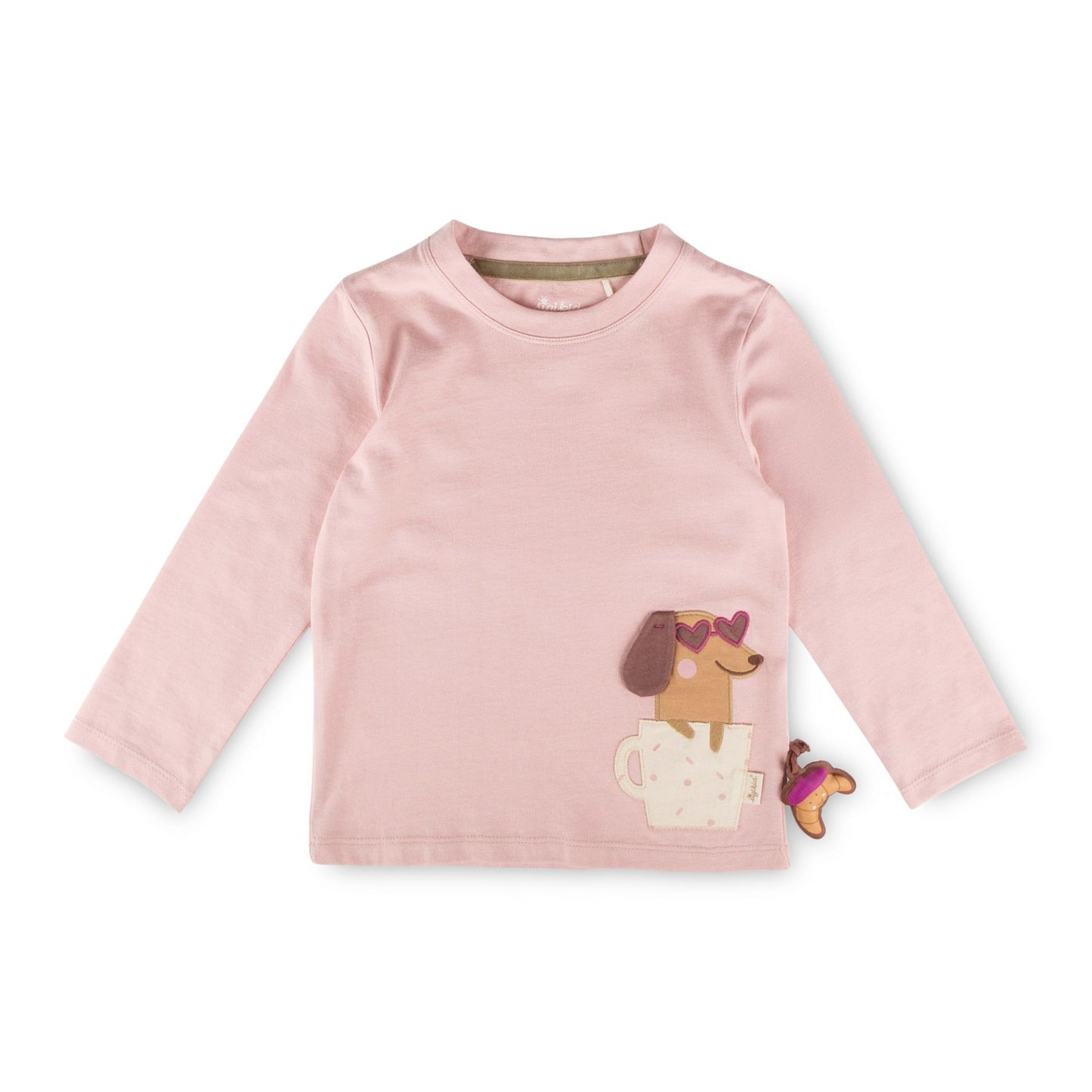 Sigikid Kinder Langarmshirt Rosa mit Dackel