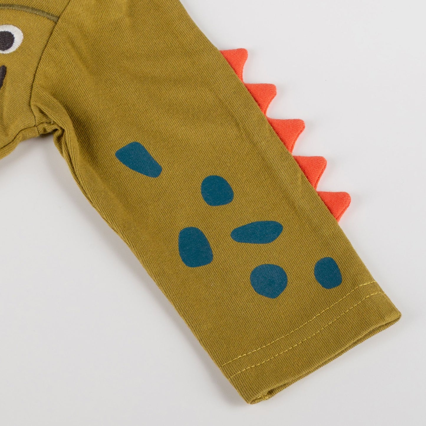 Sigikid Baby Langarmshirt Khaki mit Dino
