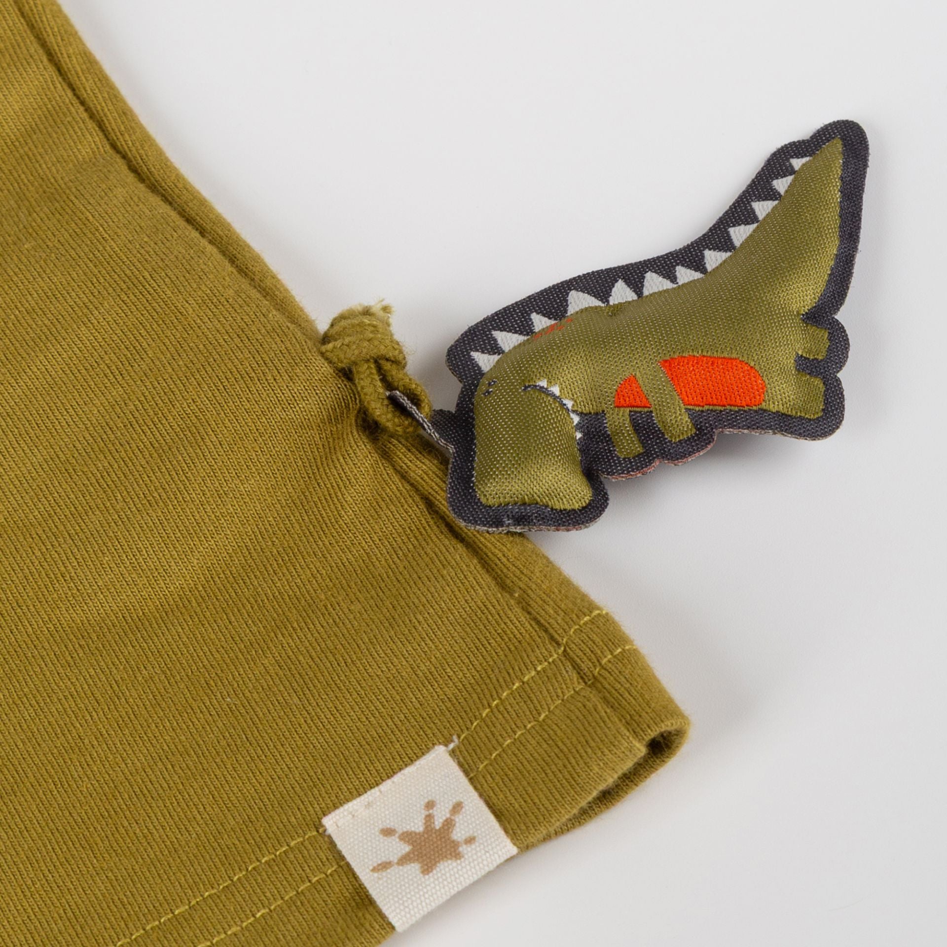 Sigikid Baby Langarmshirt Khaki mit Dino
