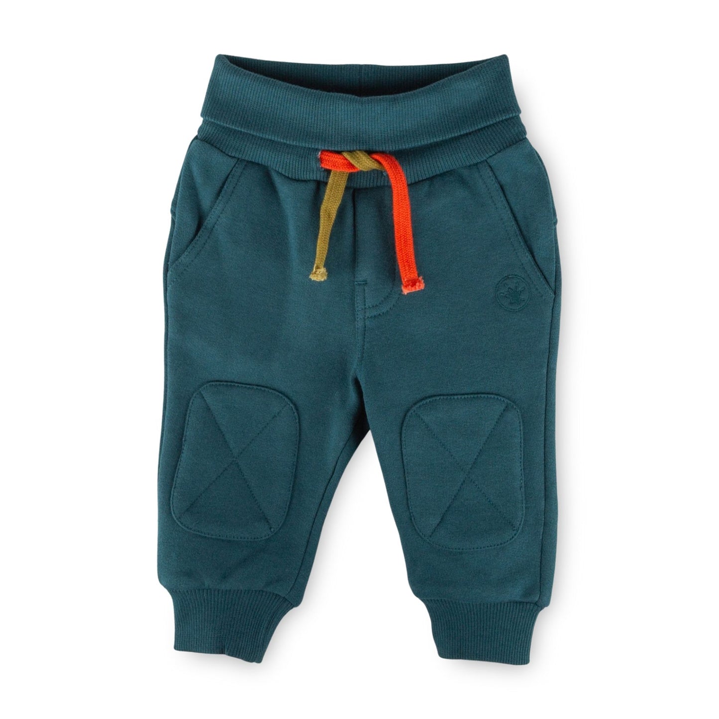 Sigikid Baby Sweathose Petrol mit Kniepatches