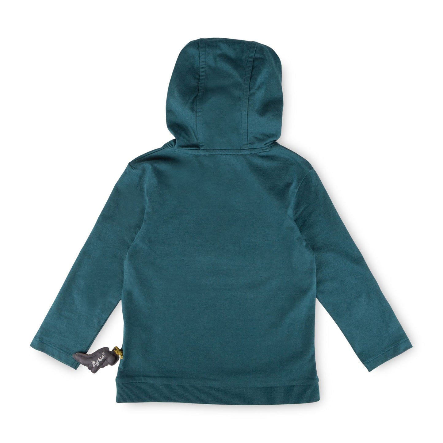 Sigikid Kinder Kapuzenshirt Petrol mit T-Rex