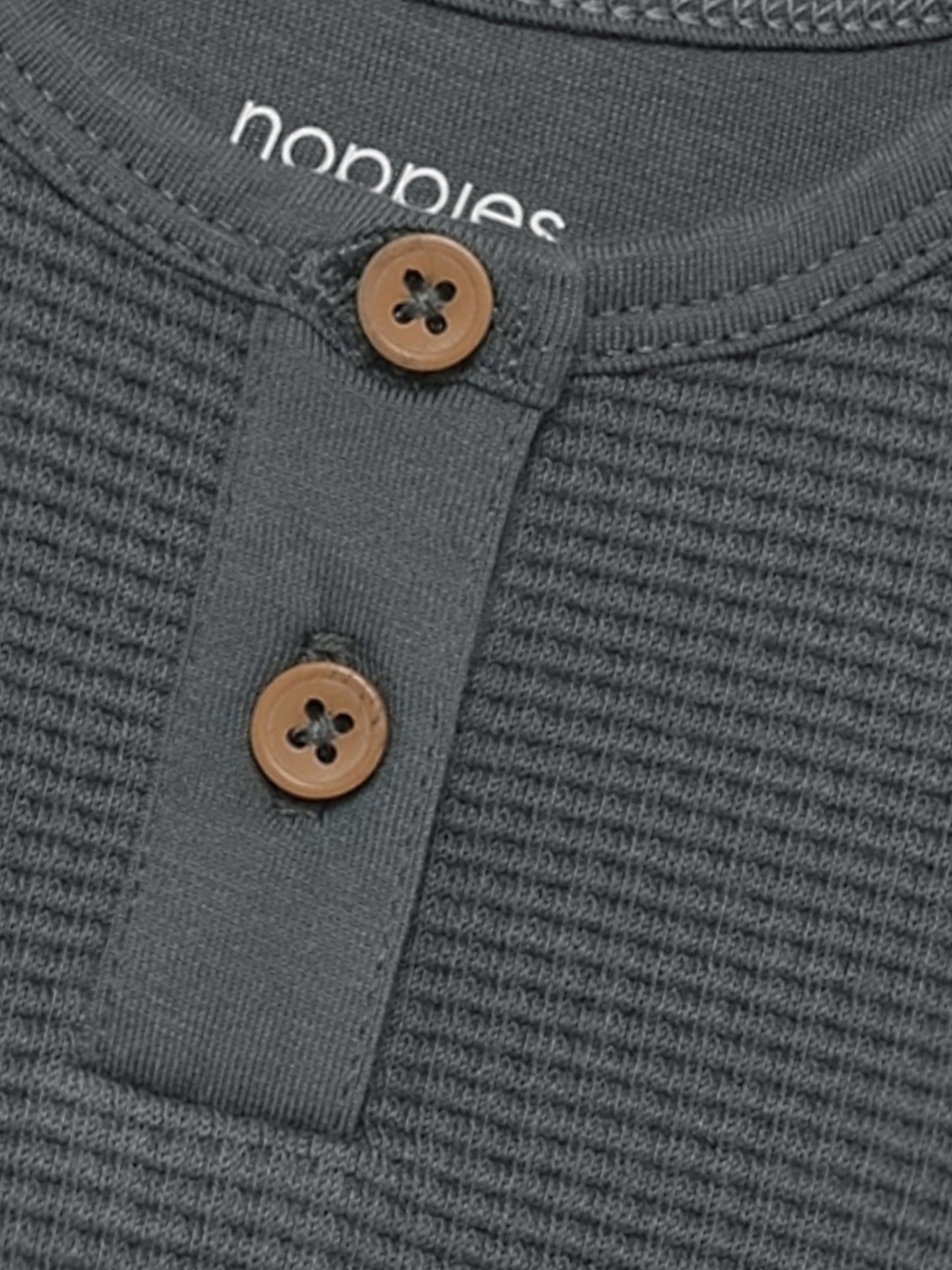 Noppies Jungen Henley-Langarmshirt Balsam Green