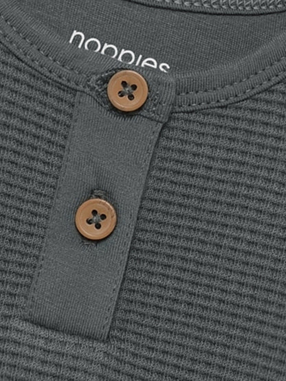 Noppies Jungen Henley-Langarmshirt Balsam Green