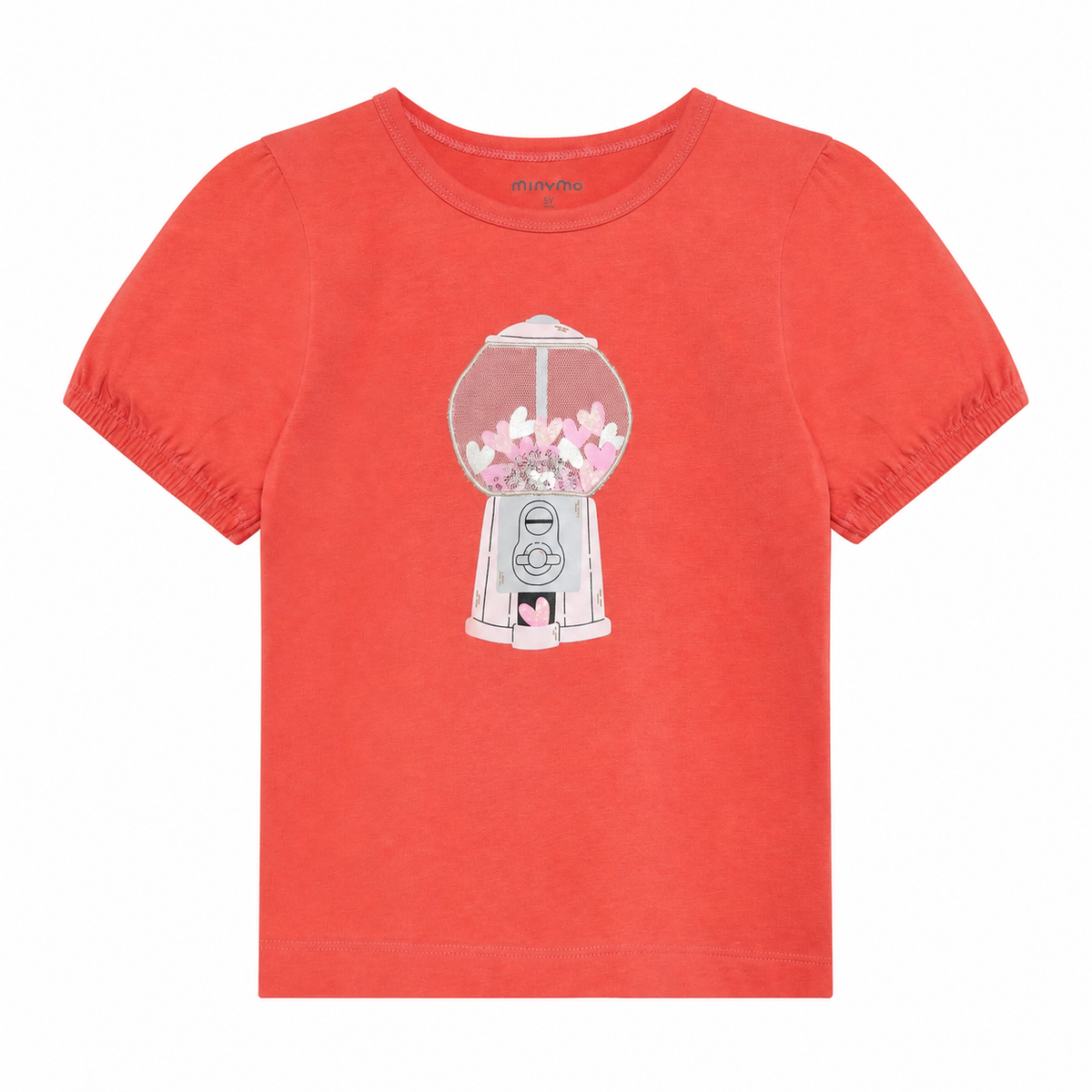Minymo Mädchen T-shirt Kaugummiautomat-Motiv