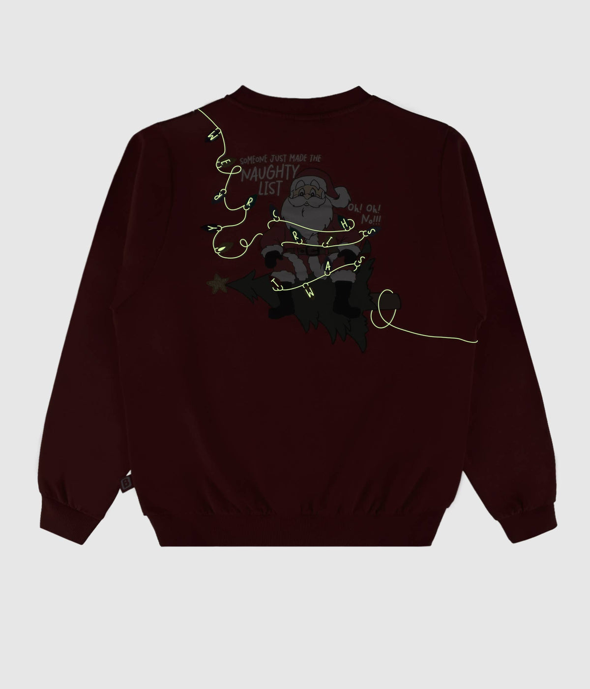 Weihnachtssweatshirt - Leuchtet im Dunkeln