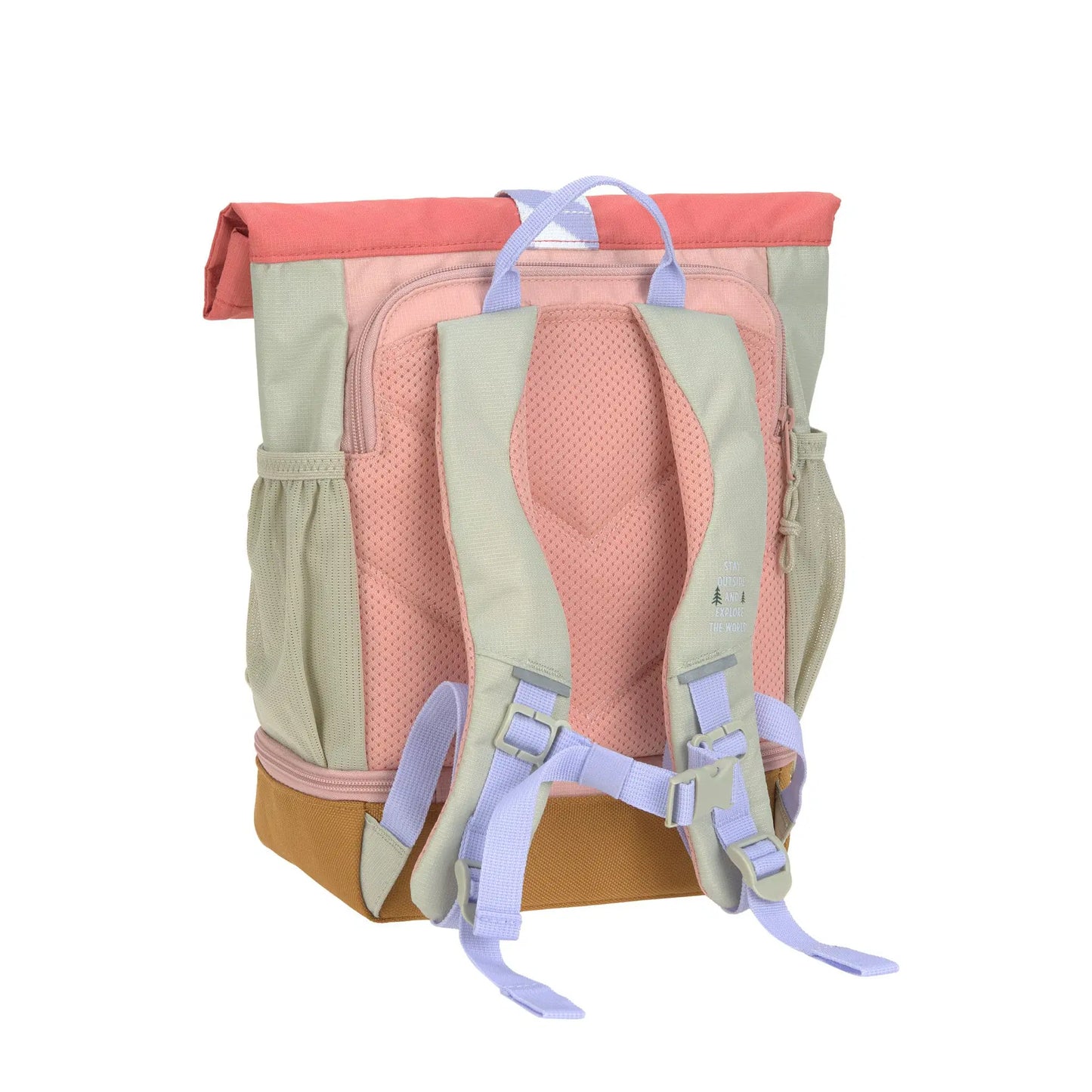 LÄSSIG Mini Rolltop Kindergartenrucksack Rose Pink 9–11 L