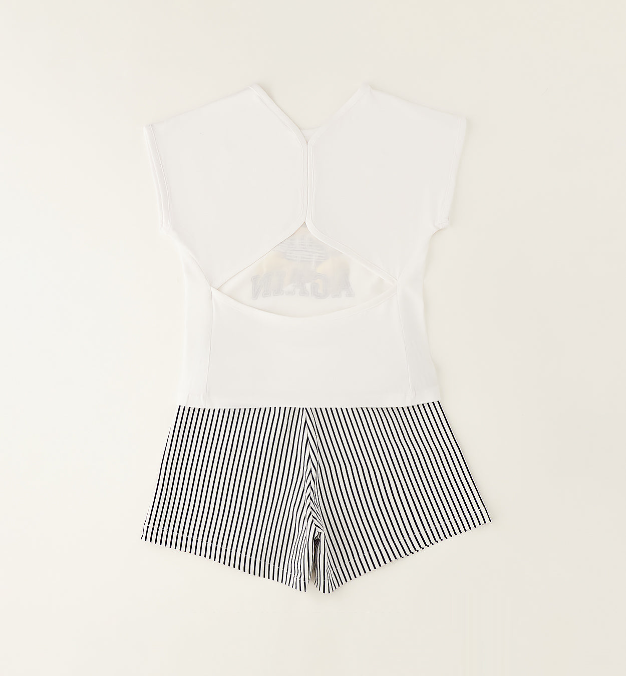 Sarabanda Set mit Teddy-Motiv & Streifen Shorts