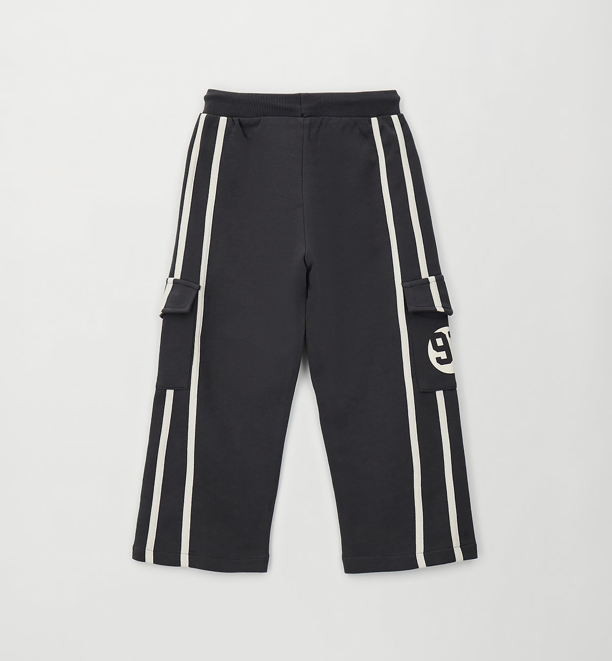 Sarabanda Jungen Cargo-Hose Grau mit Kontraststreifen