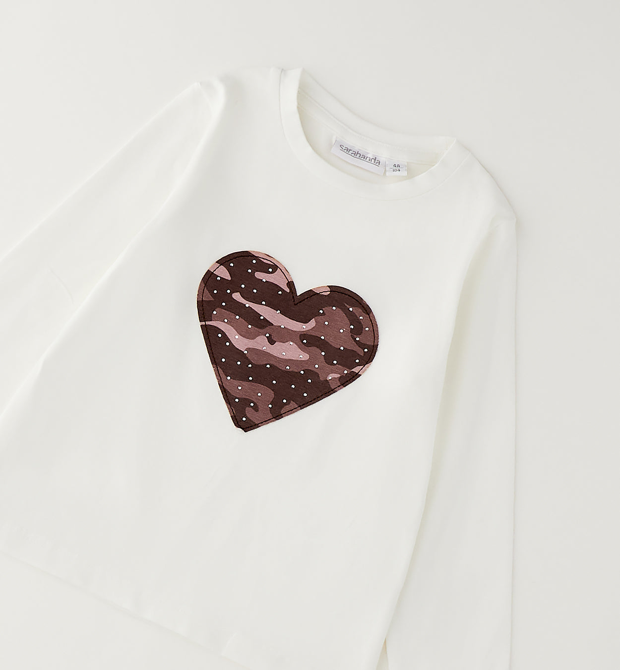 Sarabanda Mädchen Langarmshirt Off White