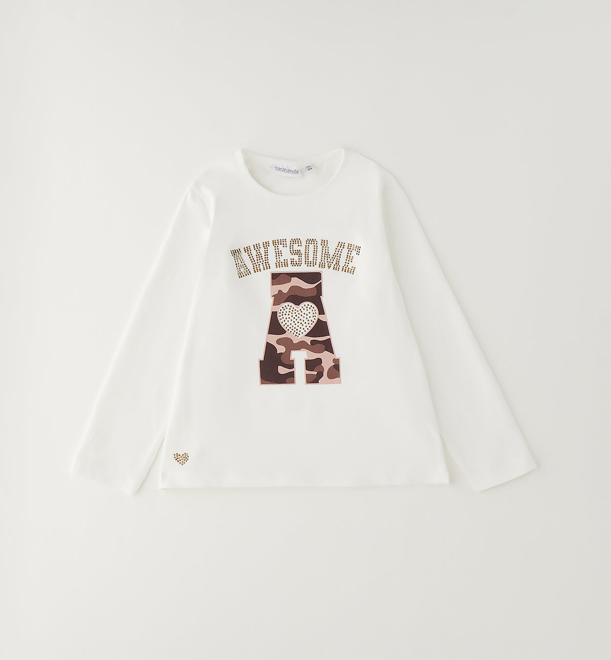 Sarabanda Mädchen Langarmshirt Off White