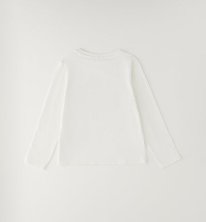 Sarabanda Mädchen Langarmshirt Off White