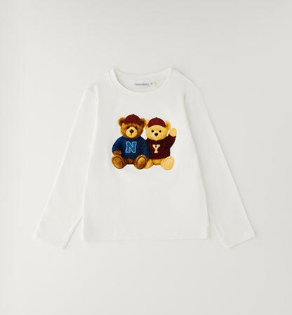 Sarabanda Mädchen Langarmshirt Off White