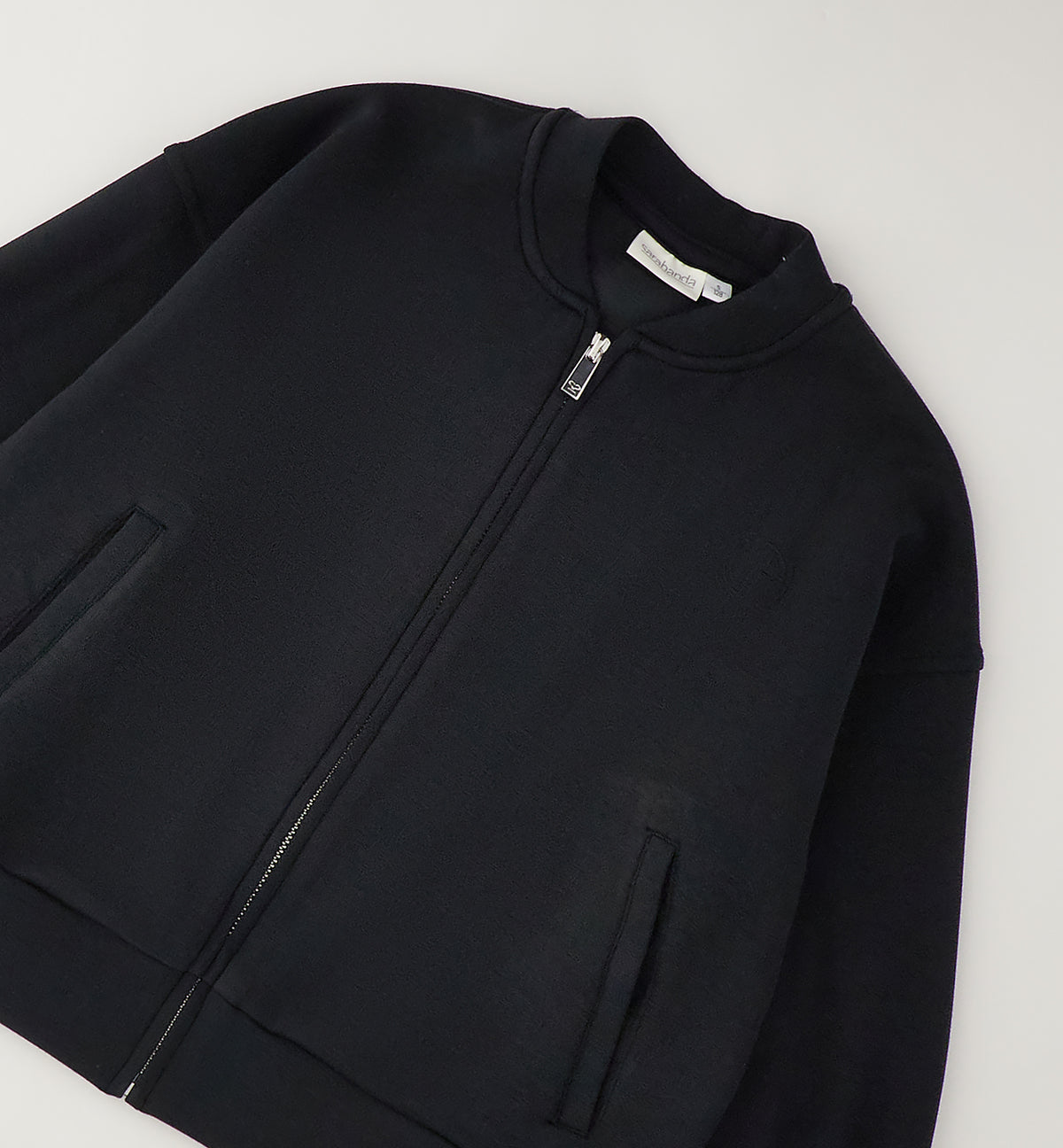 Sarabanda Mädchen Sweatjacke in Schwarz - 0.H432/00-0658_1