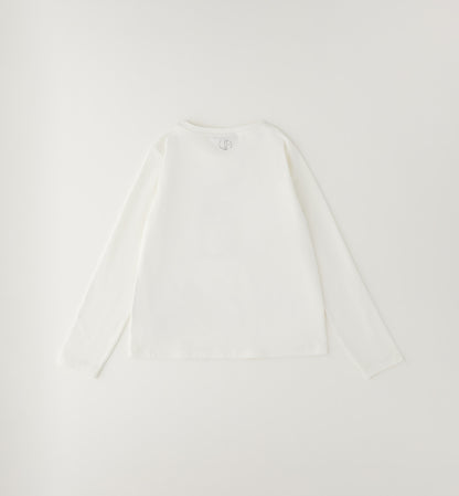Sarabanda Mädchen Langarmshirt Off White mit Katzen-Print