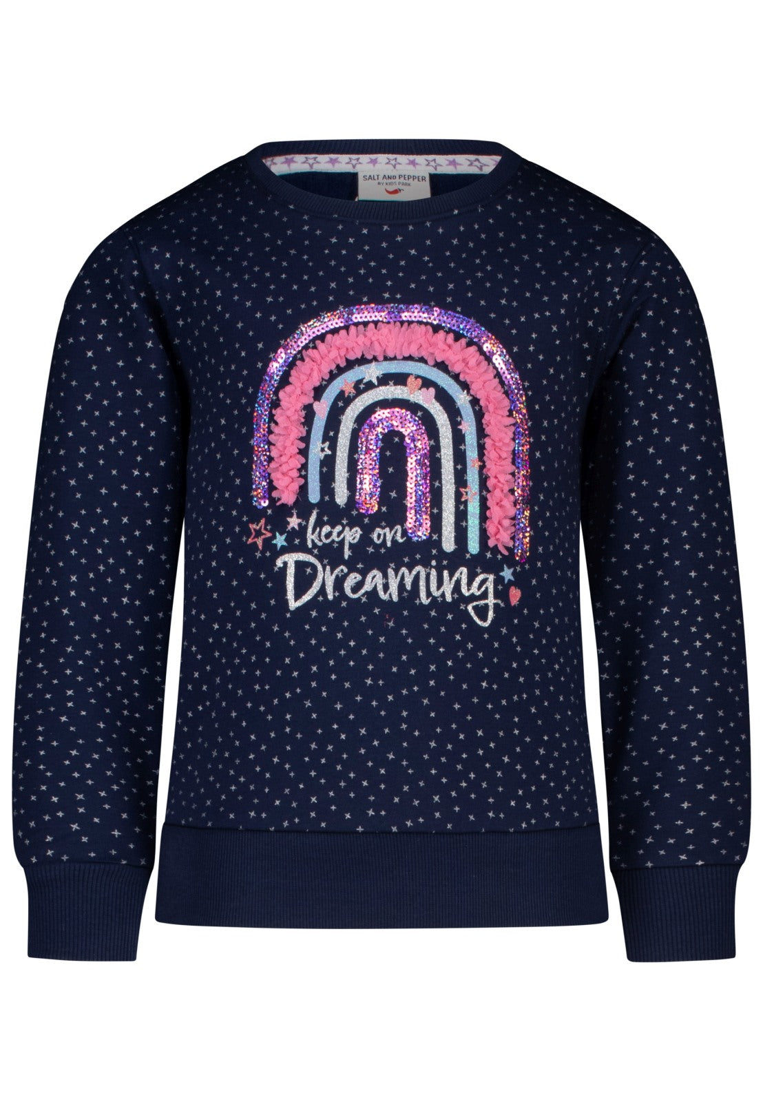 Salt & Pepper Mädchen Sweatshirt - Dark Blue Mokkini