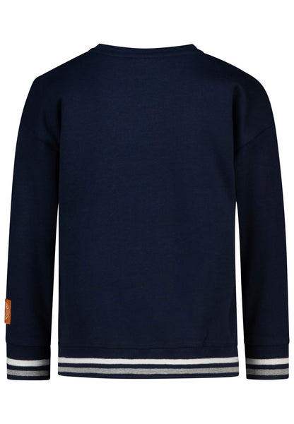 Salt & Pepper Jungen Feuerwehr-Sweatshirt Dunkelblau – Artikel 100-48, Farbe 298