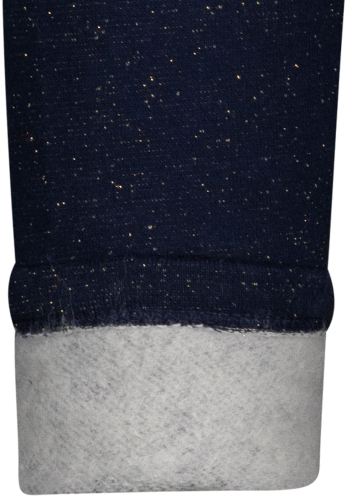 Salt and Pepper Mädchen Leggings Glitzerstruktur Dunkelblau – weitere Ansicht 2