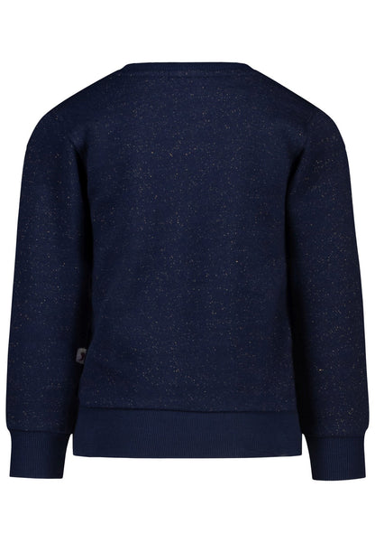 Salt and Pepper Mädchen Sweatshirt Pferde Best Friends Dunkelblau – weitere Ansicht 2