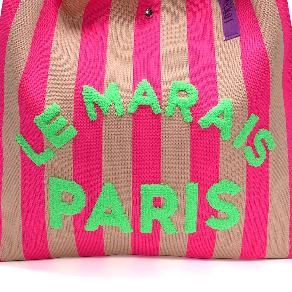 LOT83 Rebel Loïs 16 Shopper Pink Beige Paris