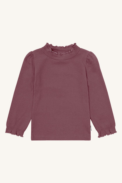 Hust & Claire Maedchen Shirt HCAmma Solid - Plum - Extra 0