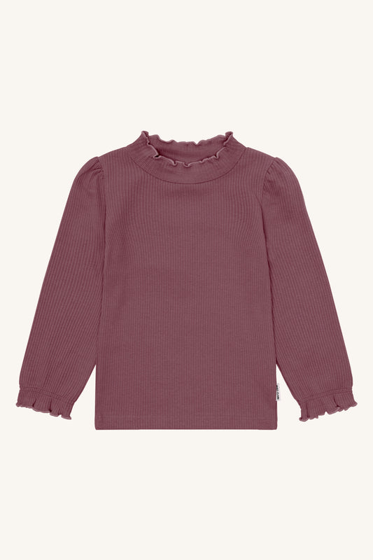 Hust & Claire Maedchen Shirt HCAmma Solid - Plum - Extra 0