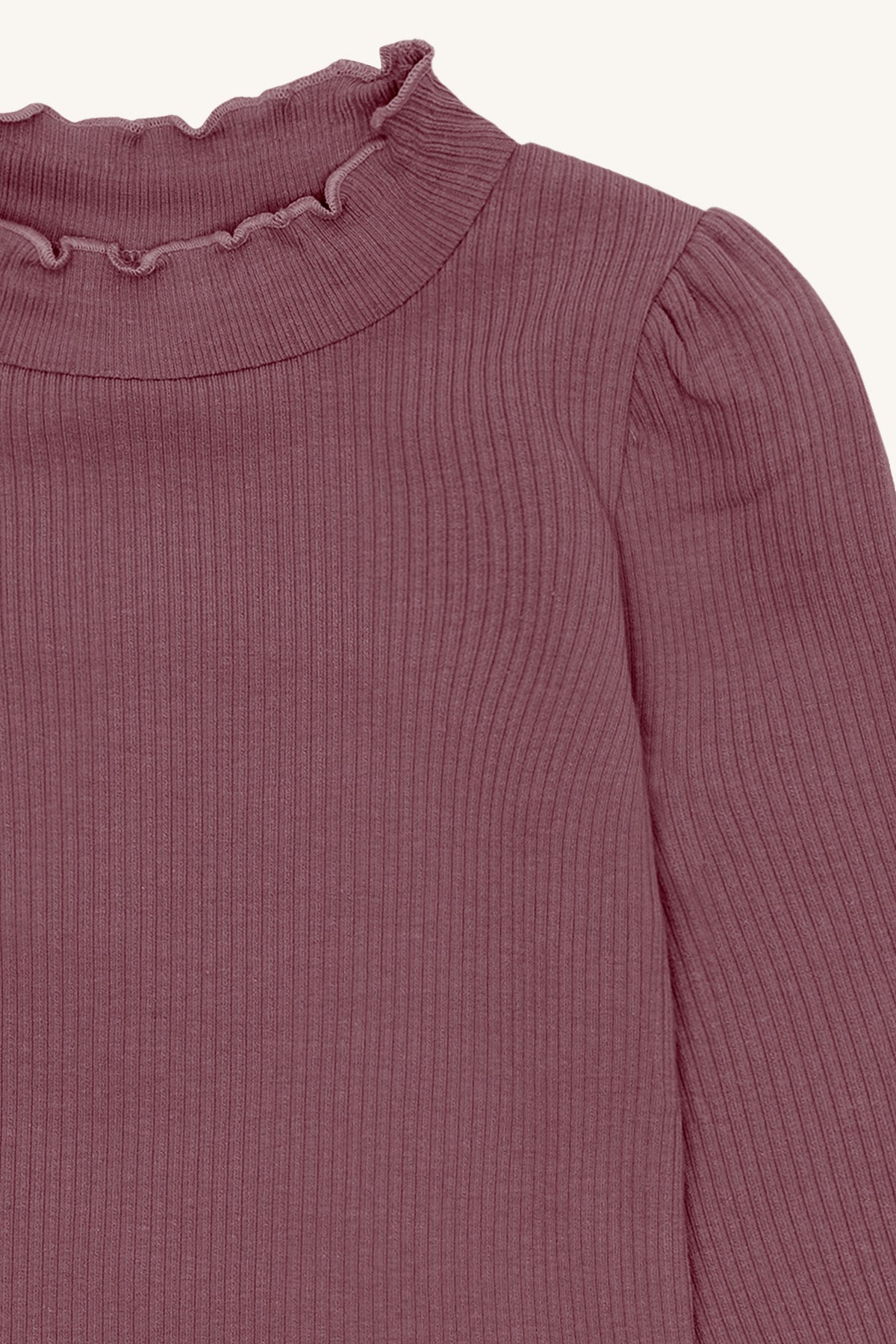 Hust & Claire Maedchen Shirt HCAmma Solid - Plum - Extra 2 (3)