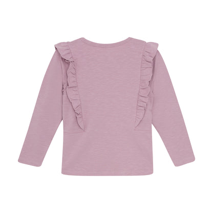 Minymo Ballerina Shirt mit Rüschen & Pailletten