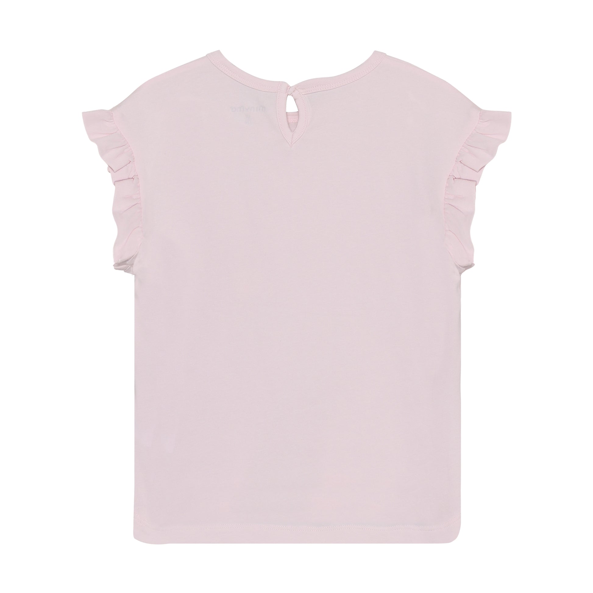Minymo T-Shirt mit Blumen Motiv