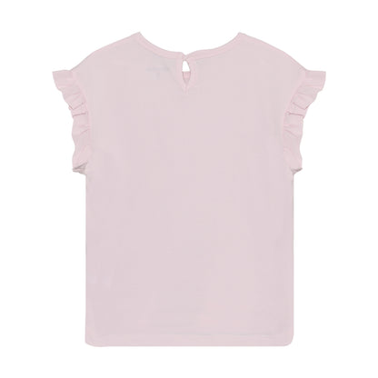 Minymo T-Shirt mit Blumen Motiv